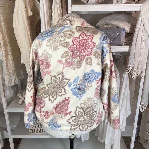 $ Alfred Dunner women's sz. small, floral super soft full zip cardigan #1630 - Picture 5 of 11